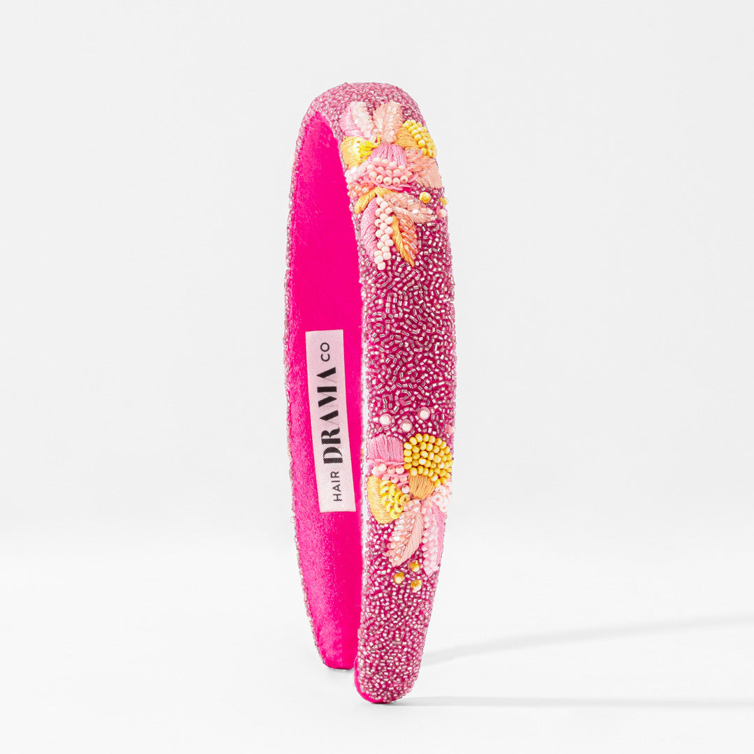 Zinnia Beaded Headband