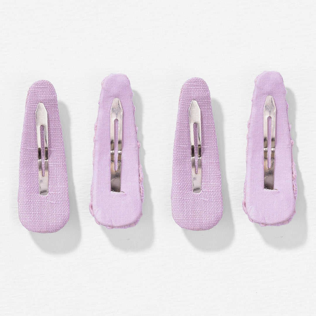 Lilac Dream Hair Clips - Set of 4