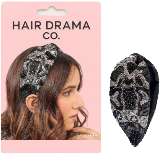 Gracious Knotted Headband - Black