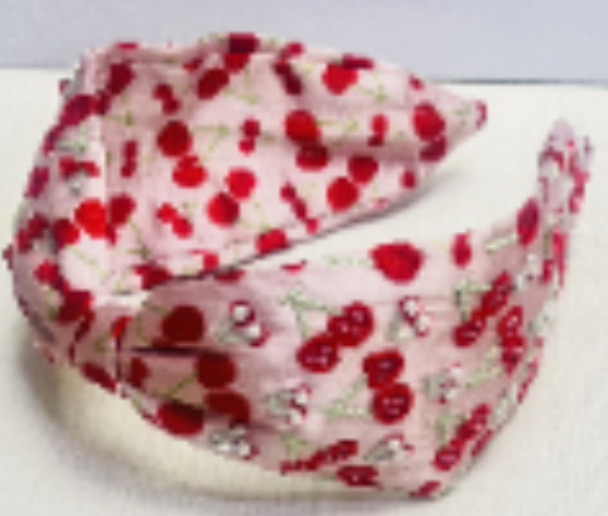 Cherry on Top Knotted Hair Band
