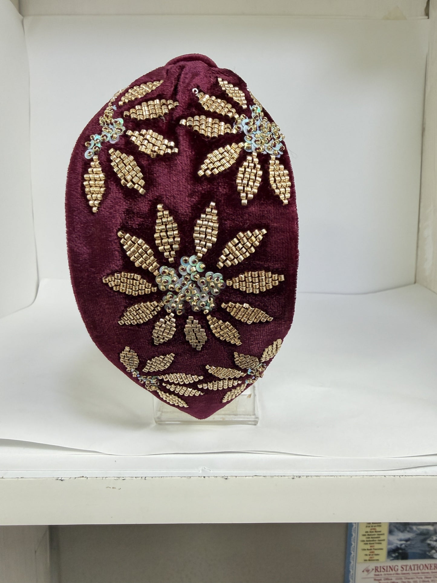 Gilded Velvet Headband
