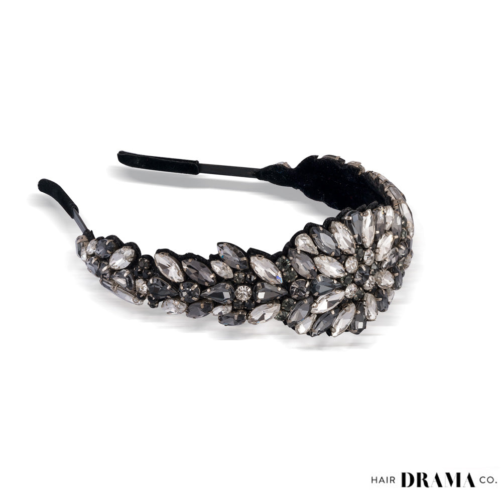 Rosemary Broad Headband - Grey