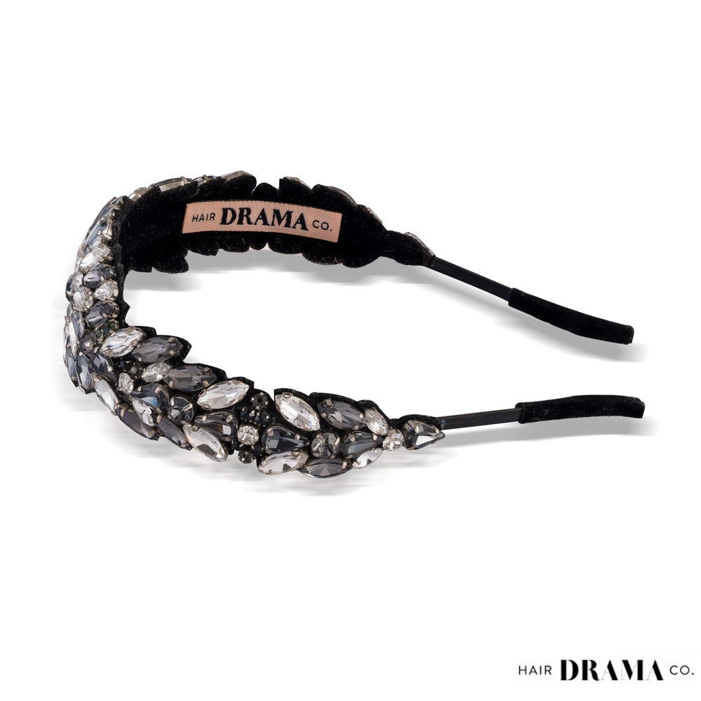 Rosemary Broad Headband - Grey