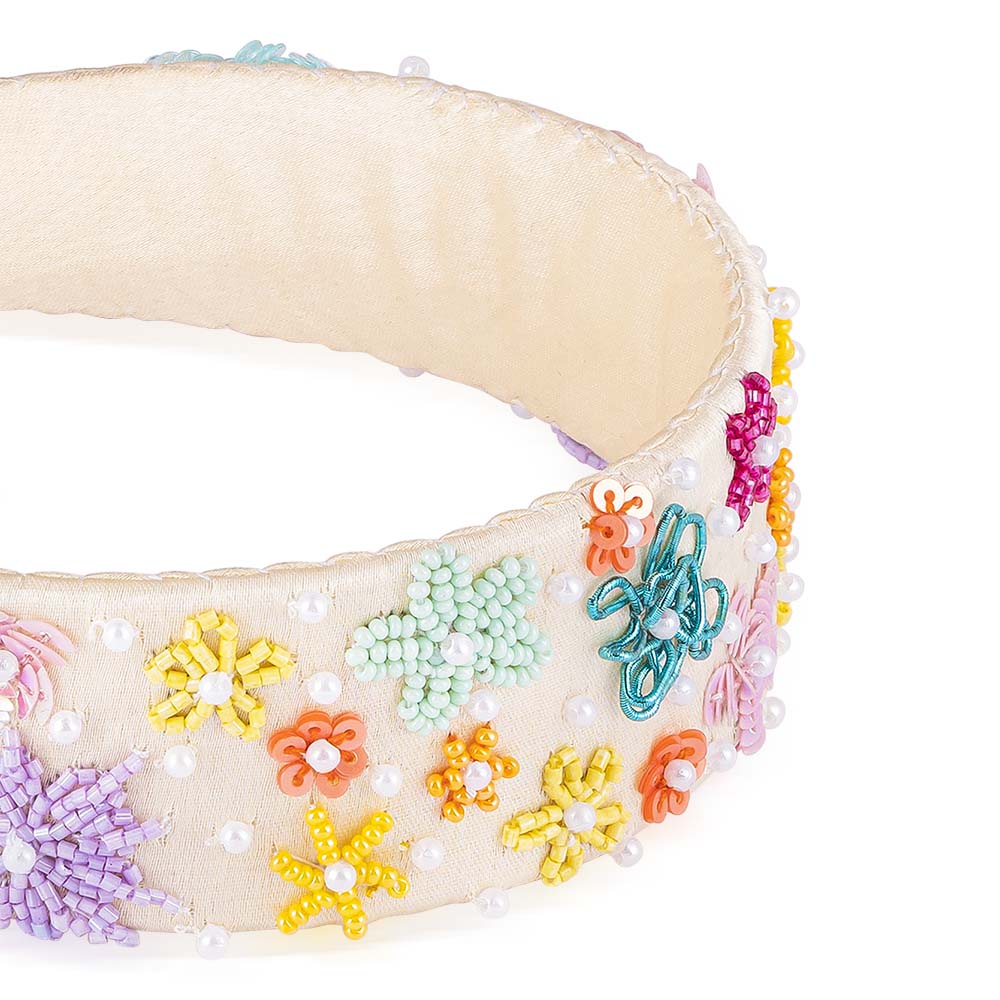 Summer Bloom Embellished Hairband - Multi
