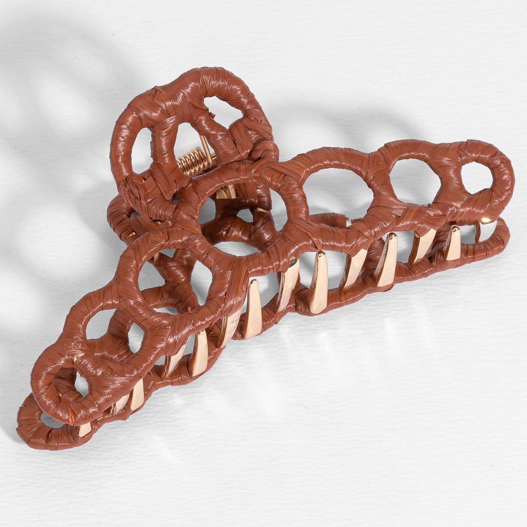 Kara Claw Clip - Brown