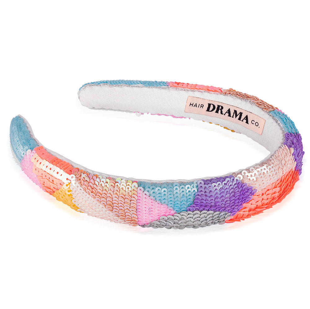 Camouflage Puff Hair Band - Pastel