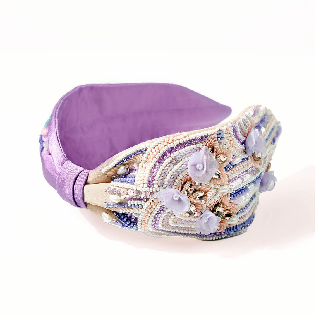 Viola Embellished Knotted Headband