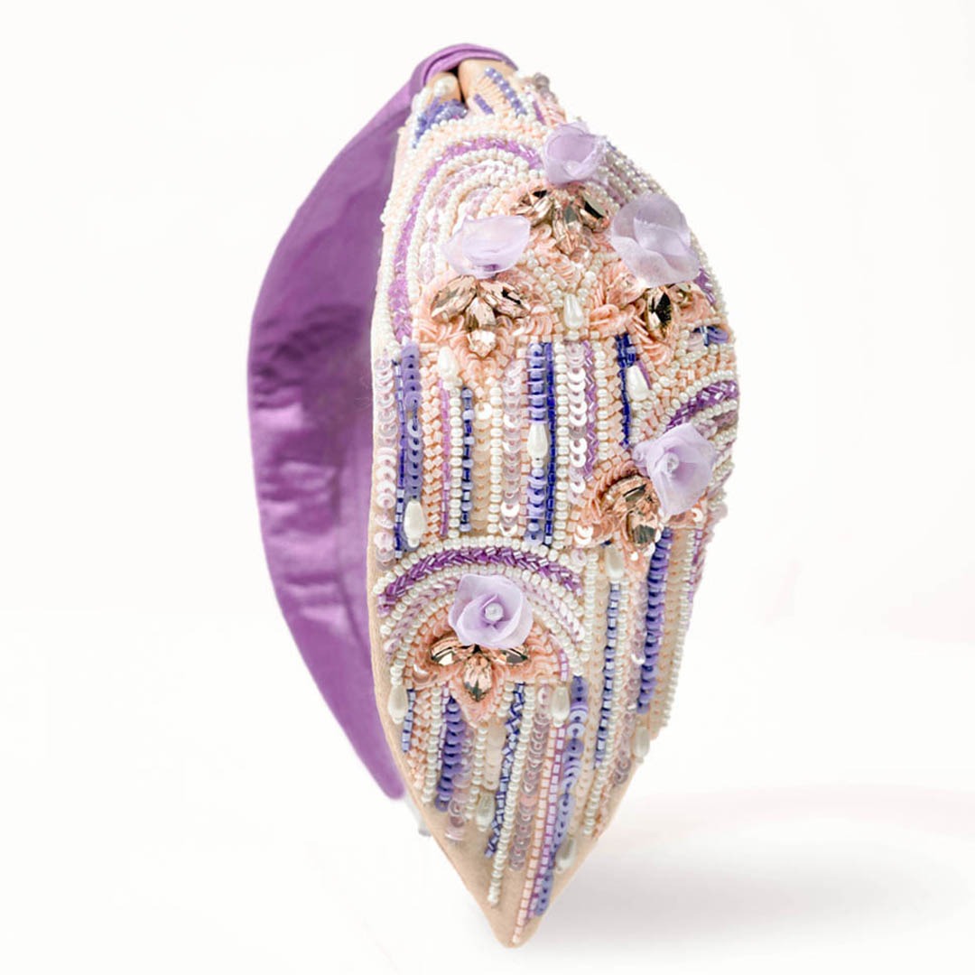 Viola Embellished Knotted Headband