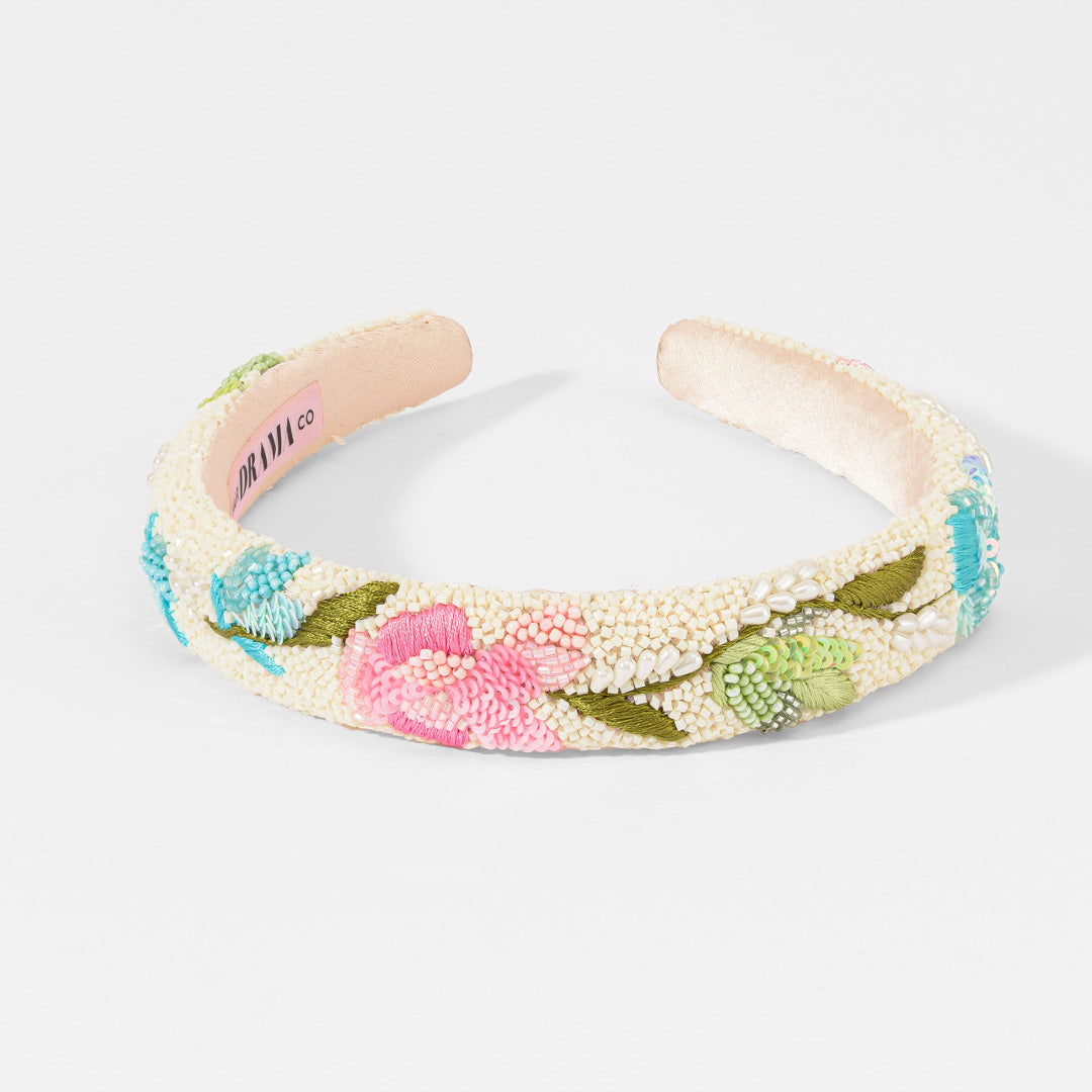 Springtime Beaded Headband
