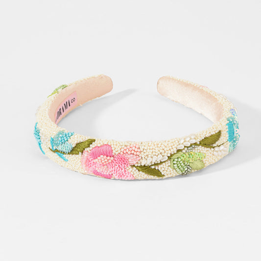 Springtime Beaded Headband