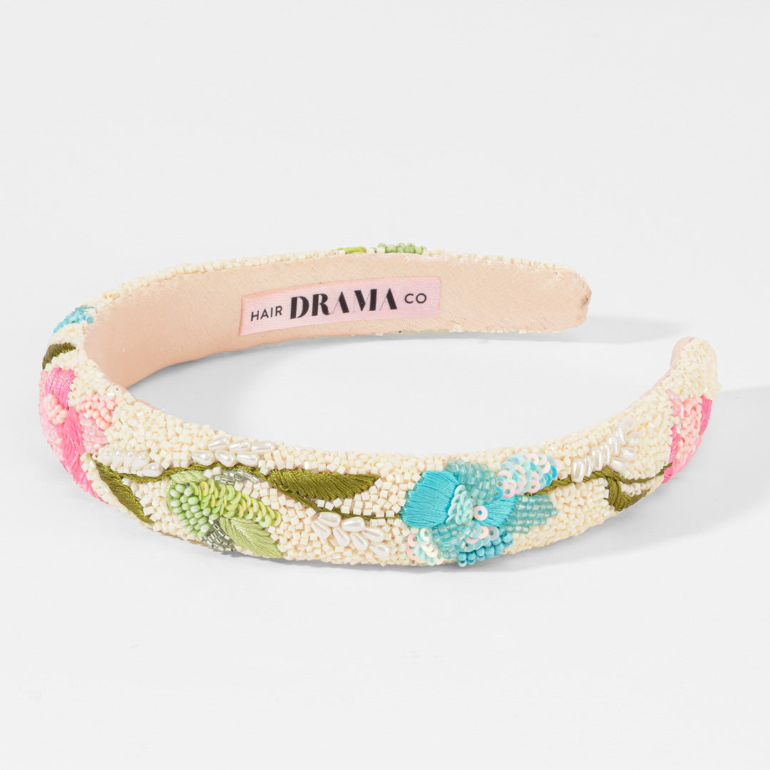Springtime Beaded Headband
