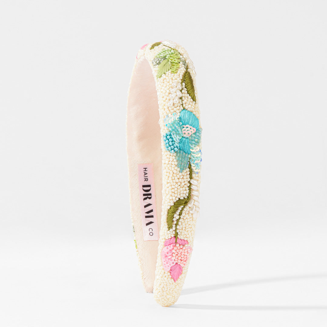 Springtime Beaded Headband