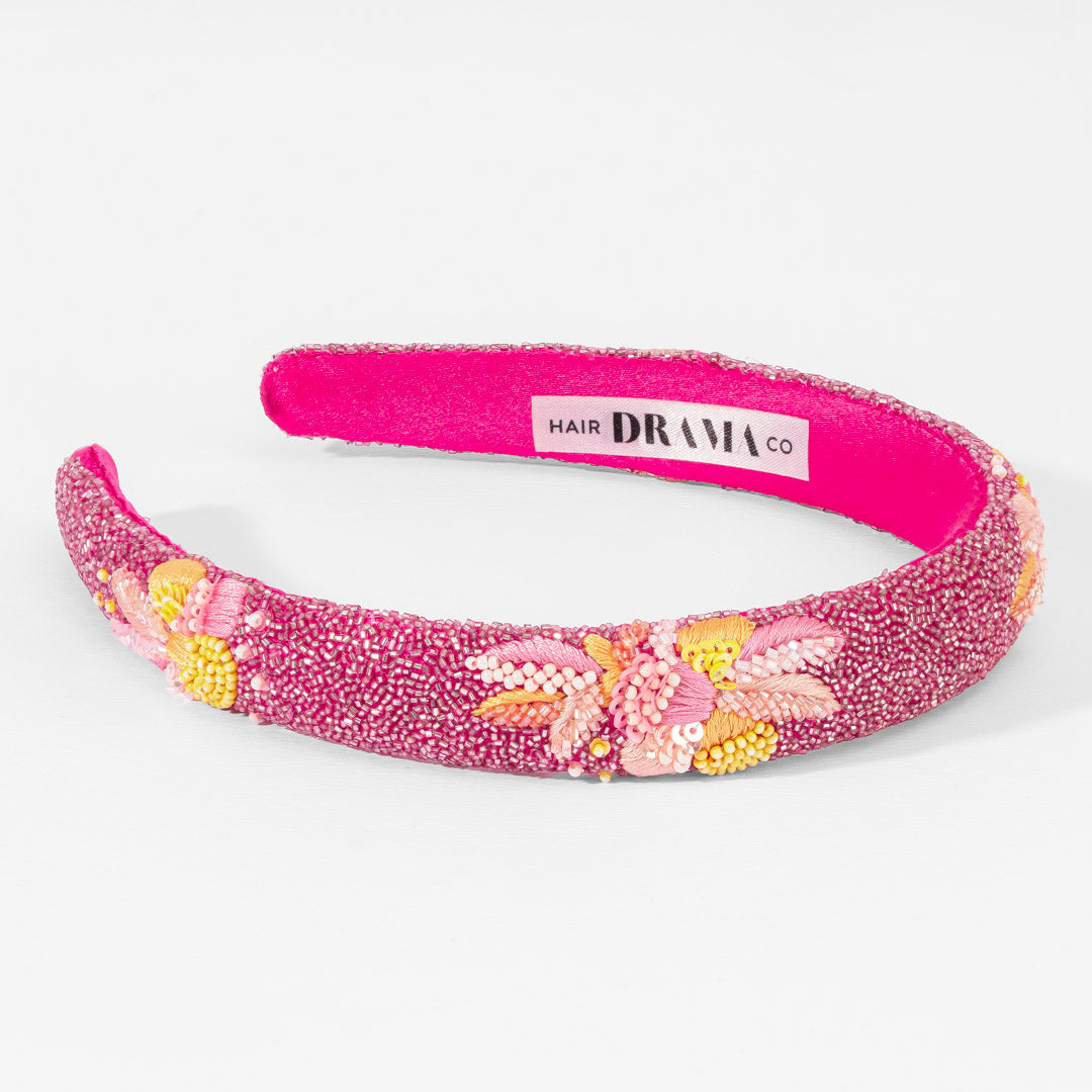 Zinnia Beaded Headband