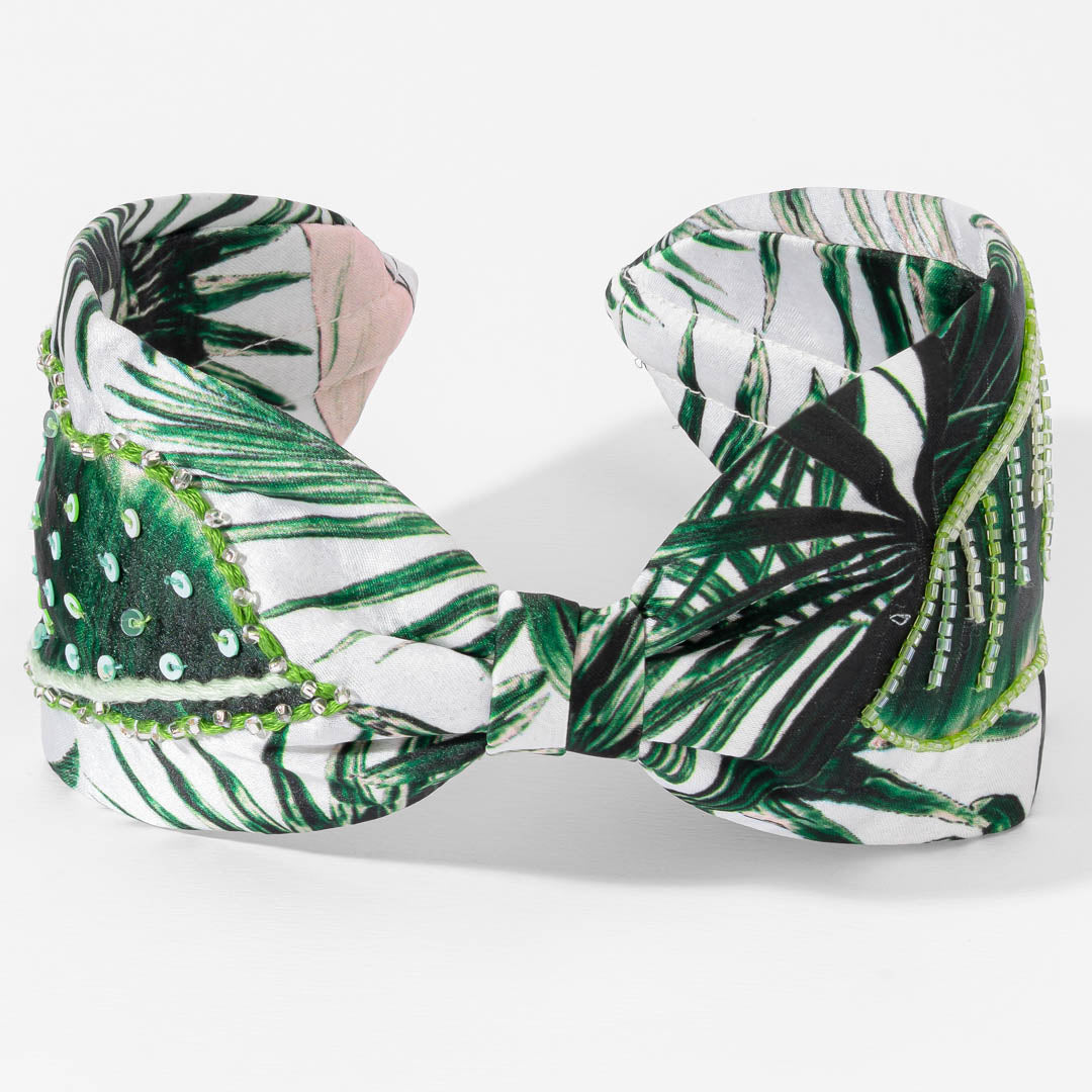 Palm Leaf Knotted Headband