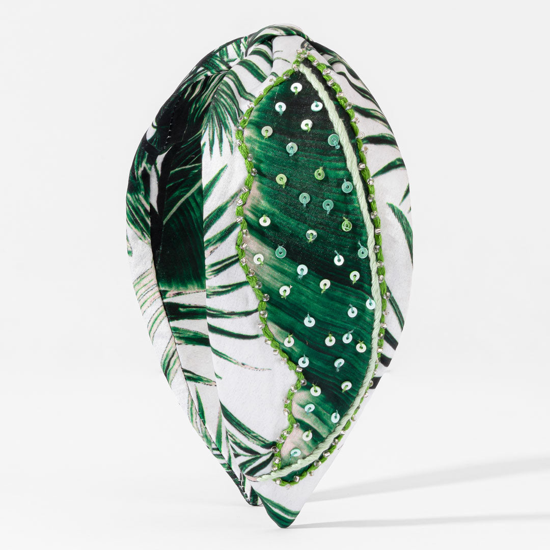 Palm Leaf Knotted Headband