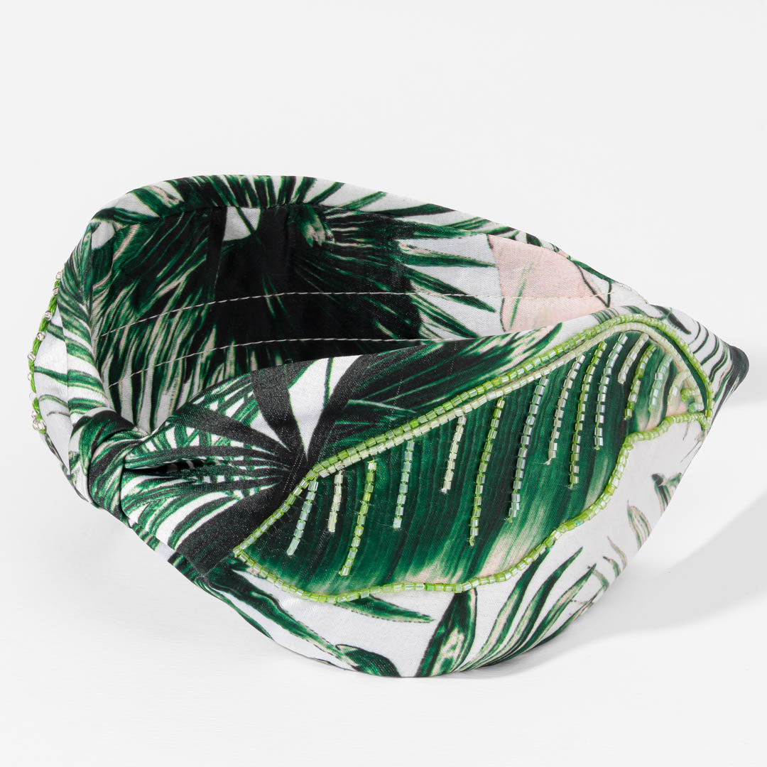 Palm Leaf Knotted Headband