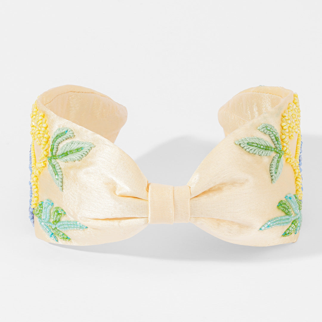 Summer Leaf Knotted Headband