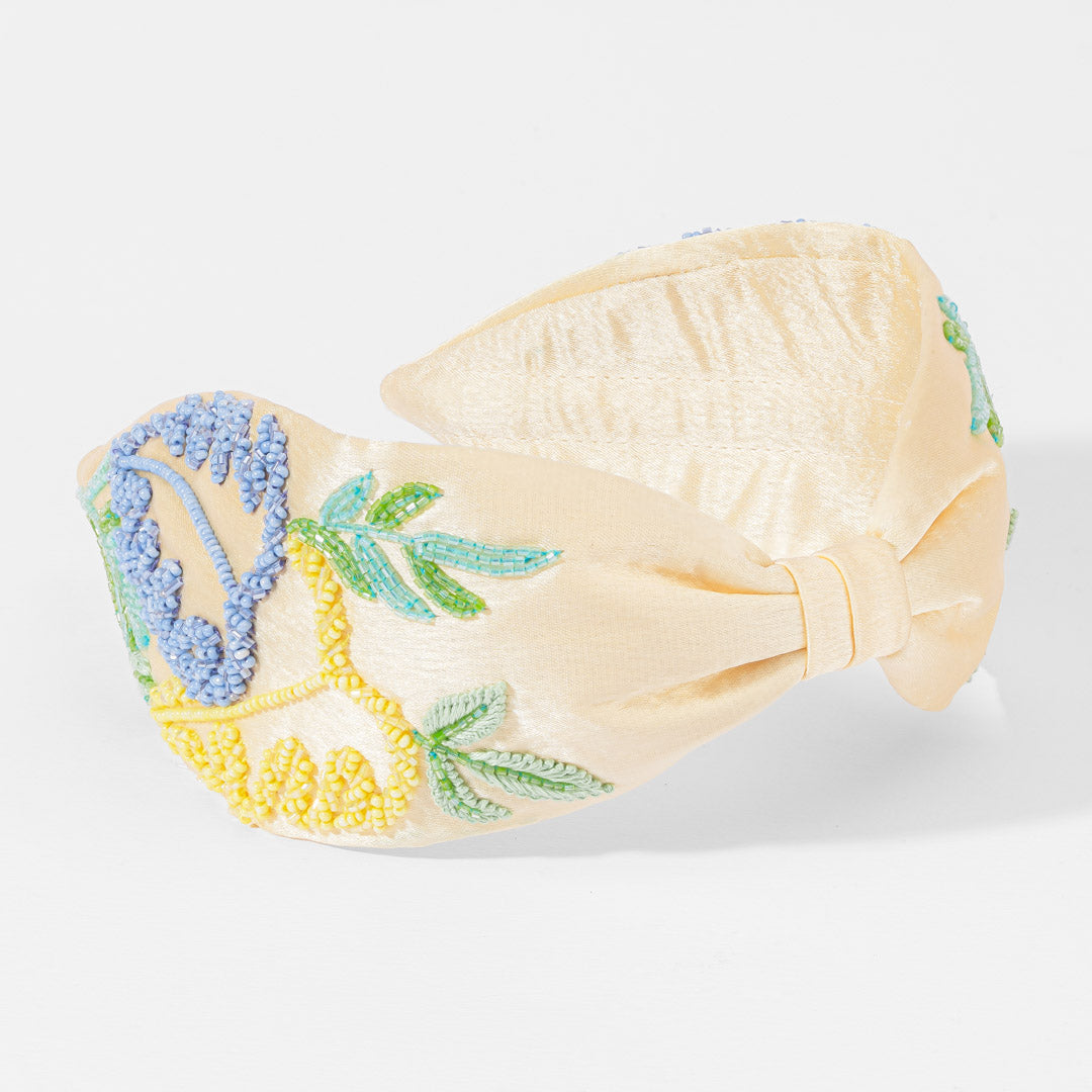 Summer Leaf Knotted Headband