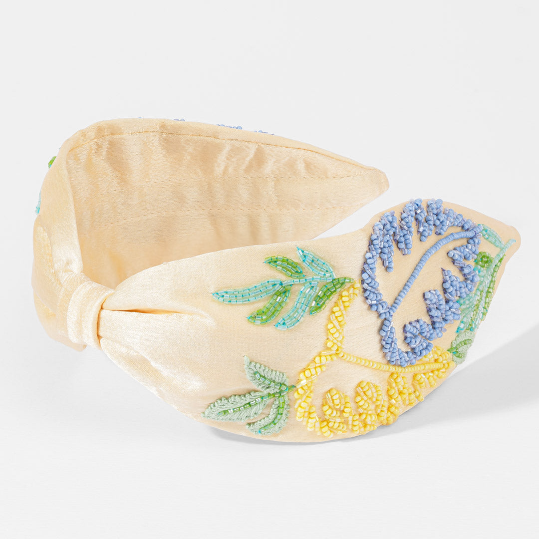 Summer Leaf Knotted Headband