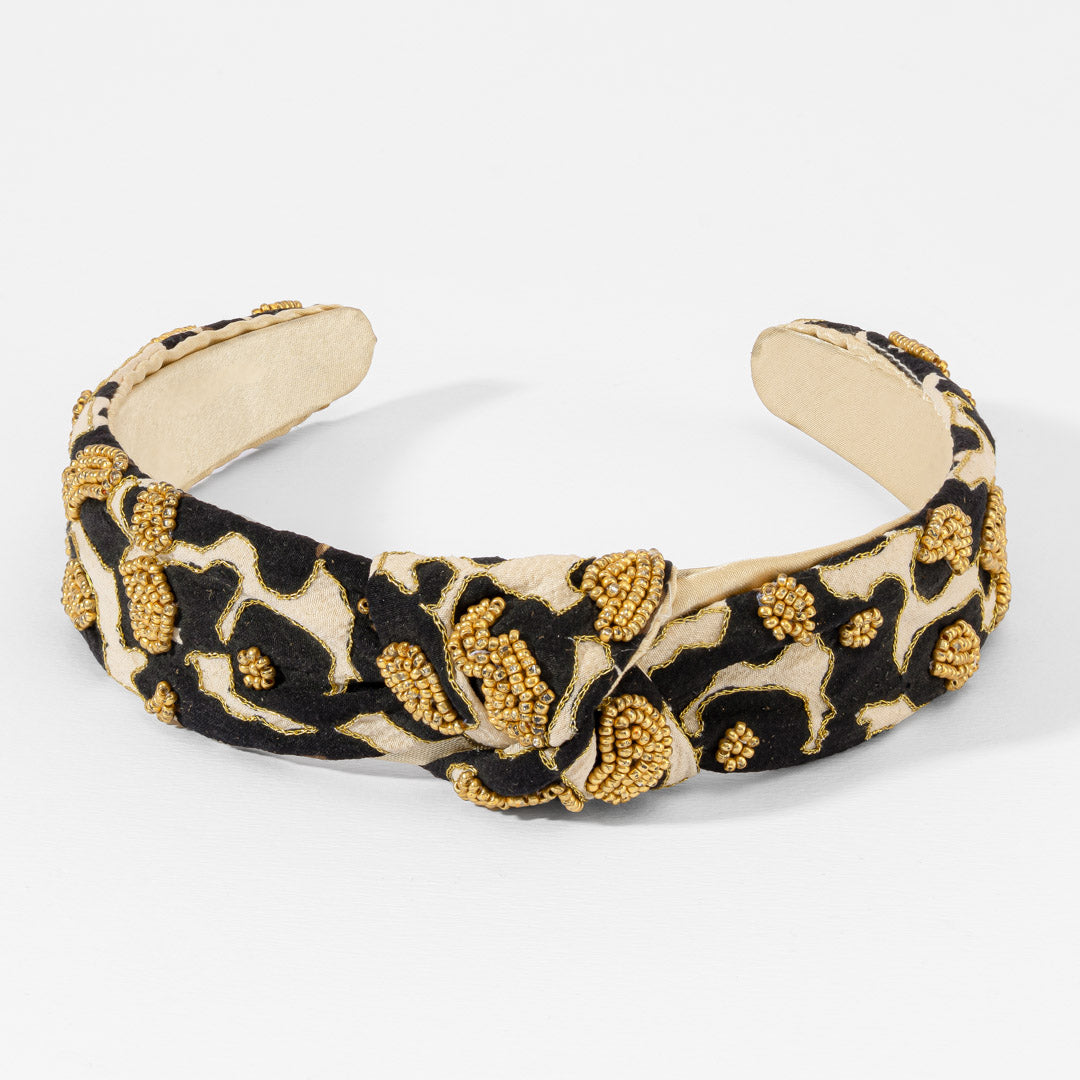 Leopard Print Knotted Headband