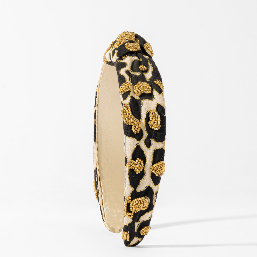 Leopard Print Knotted Headband