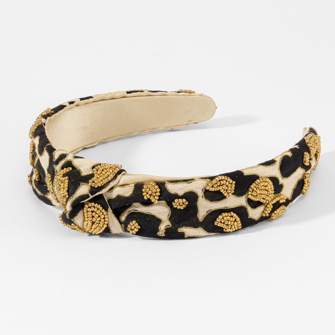 Leopard Print Knotted Headband