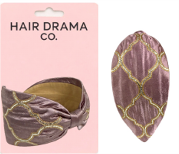 Natasha Blush Pink Knotted Headband
