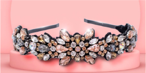 Hair Drama Rosemary Headband -Pink