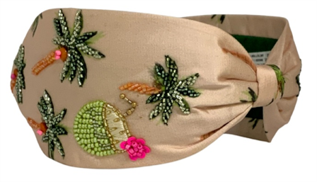 Island Garden Party Beaded Headband