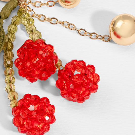 Very Cherry Bag Charm - Red