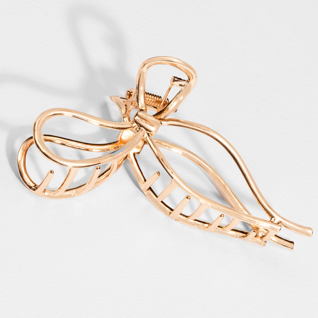 Bow-tiful Claw Clip - Gold
