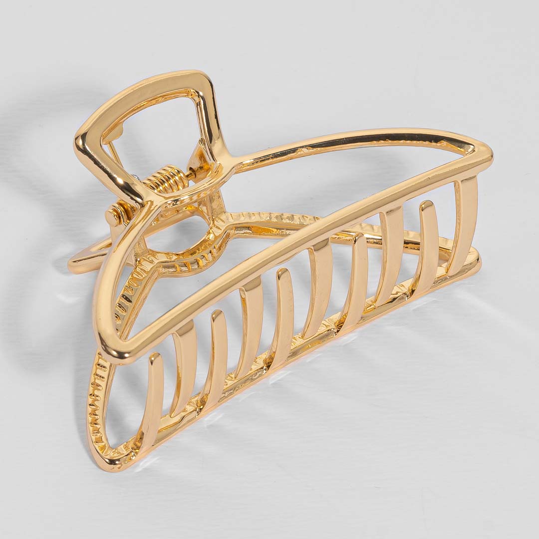 Elara Claw Clip - Gold
