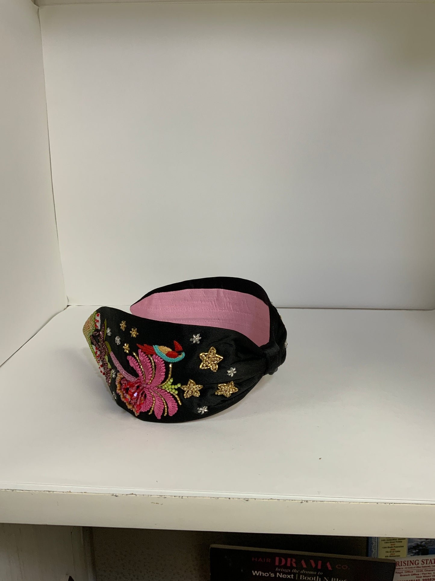 Ember Bird Embellished Knotted Headband