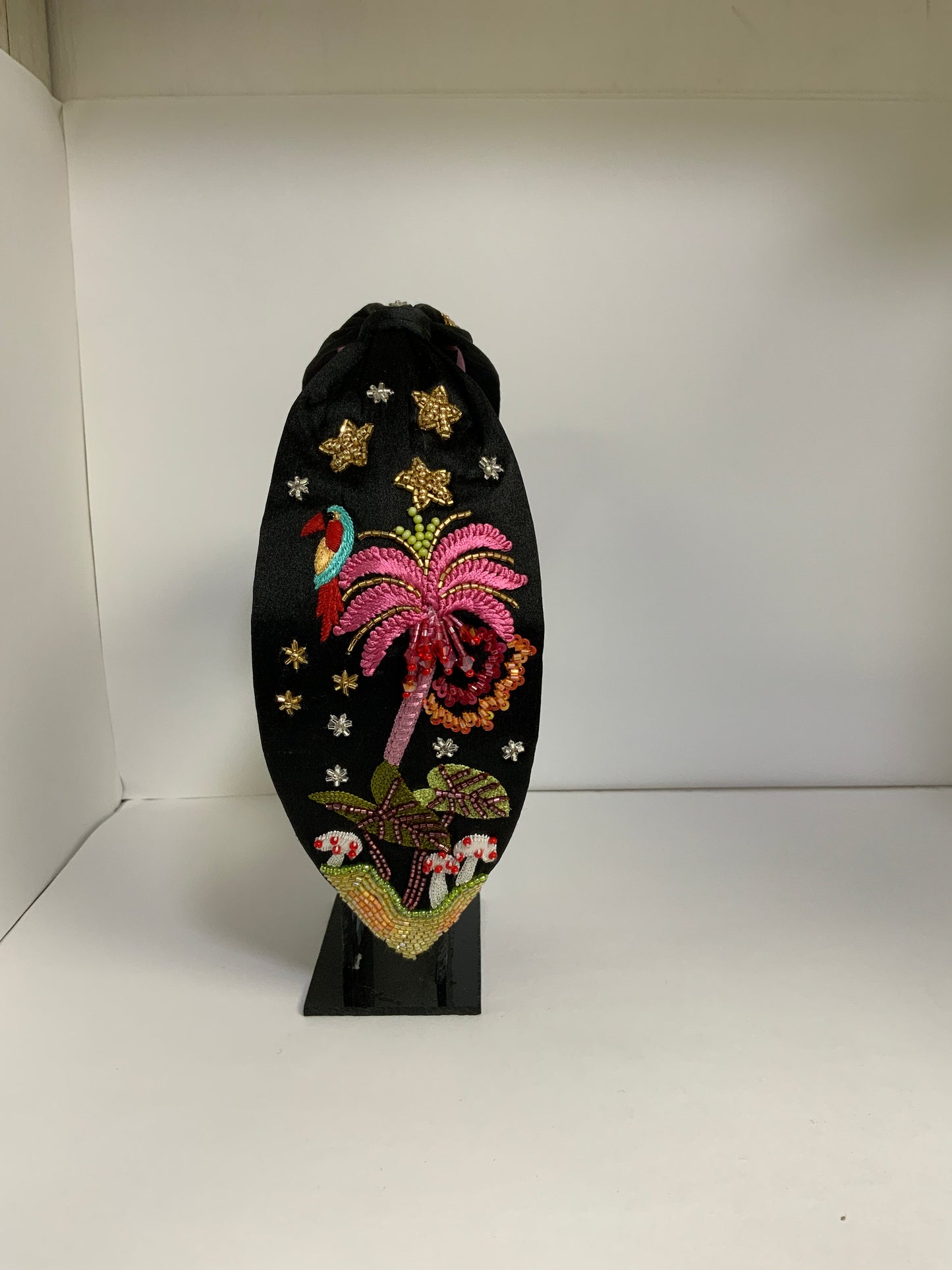 Ember Bird Embellished Knotted Headband