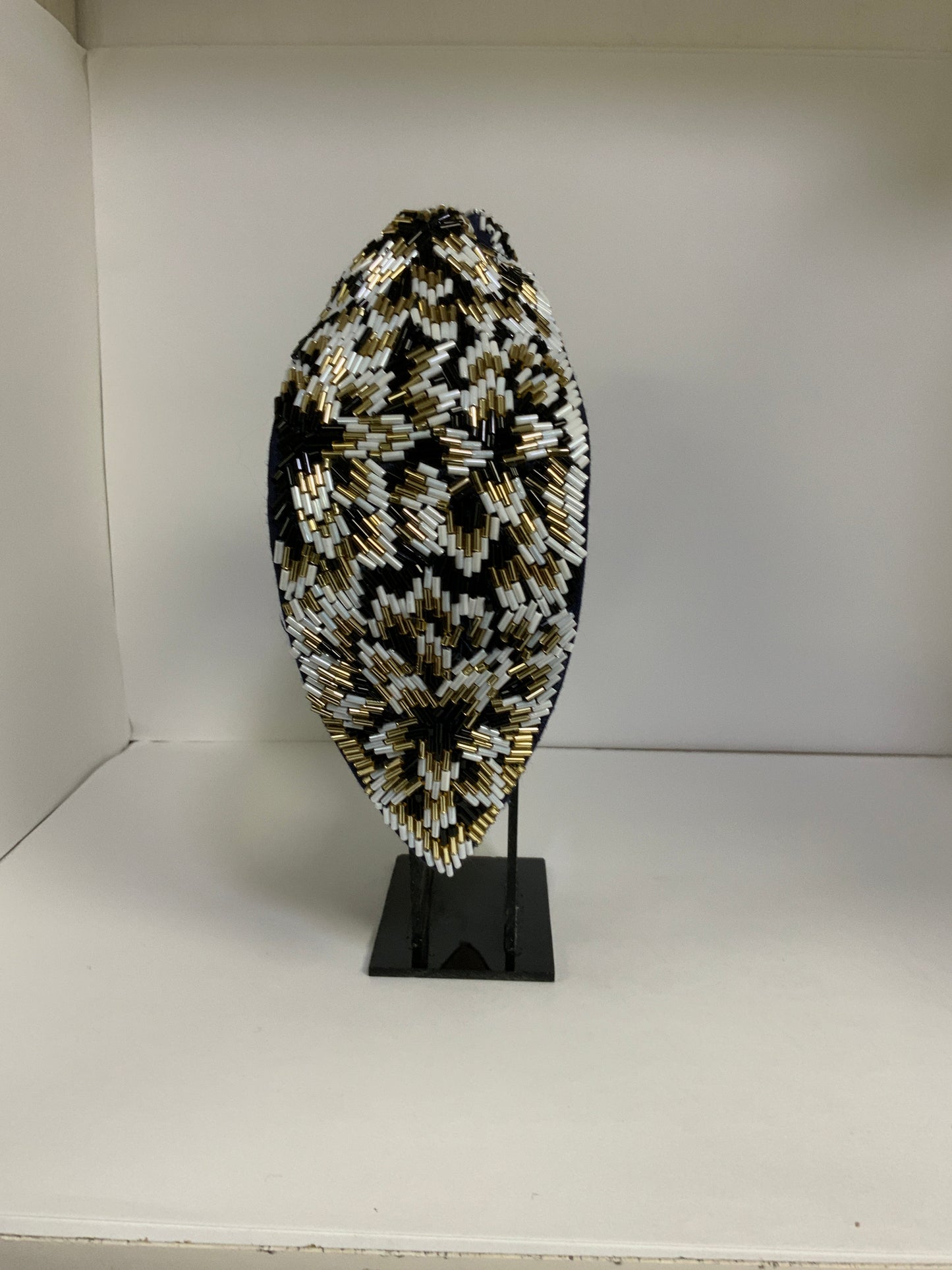Noir Luxe Flora Knotted Headband