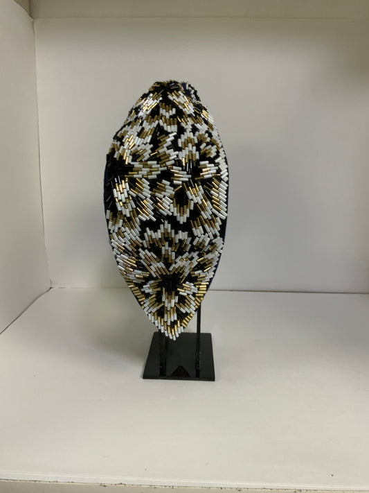 Noir Luxe Flora Knotted Headband