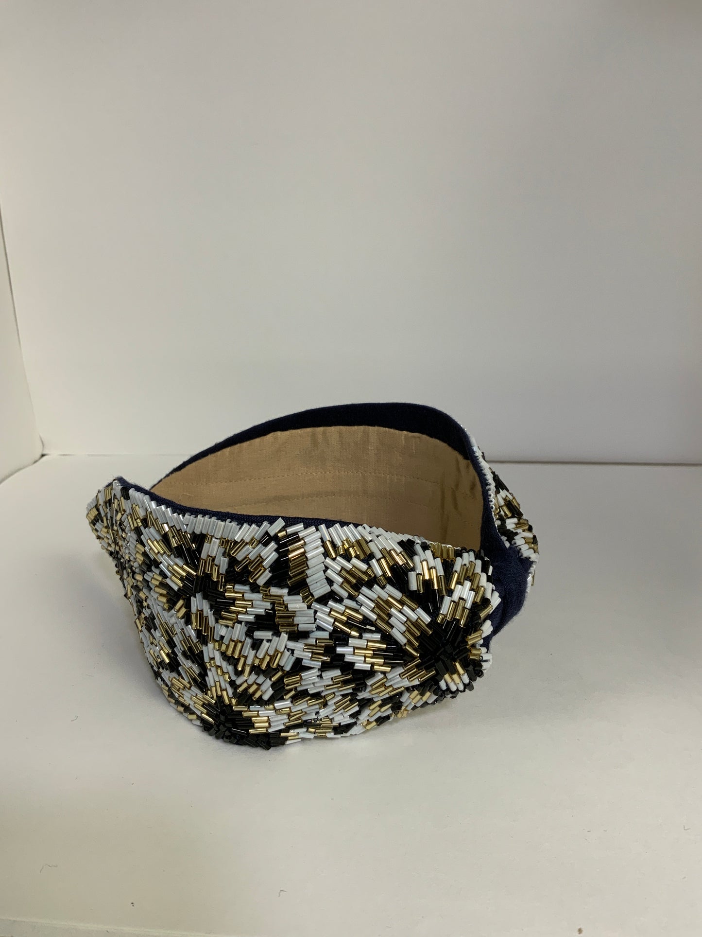 Noir Luxe Flora Knotted Headband