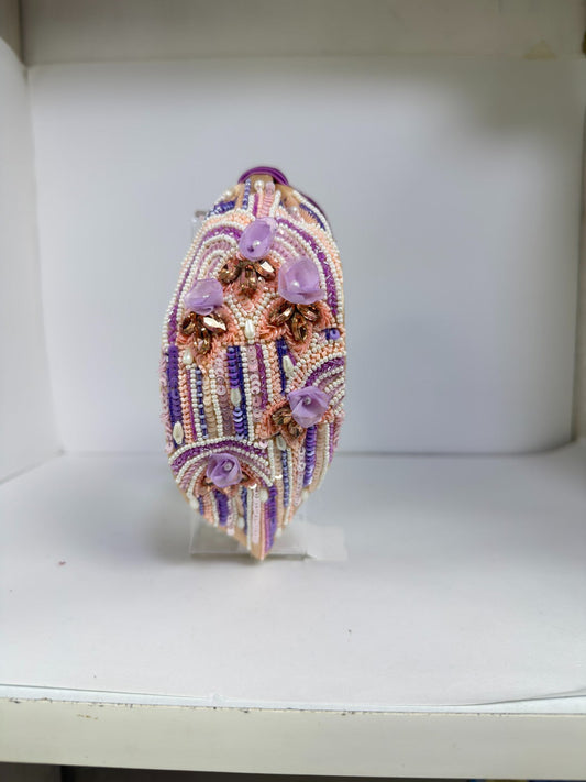 Viola Embellished Knotted Headband