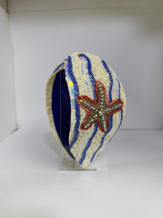 Starfish Knotted Headband