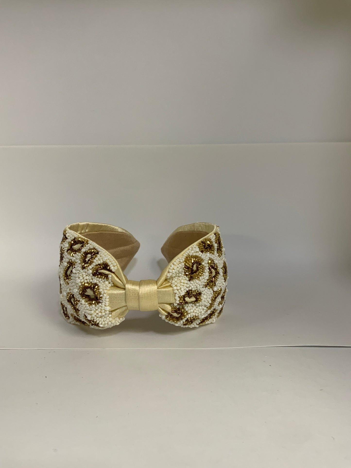 Golden Leopard Knotted Headband